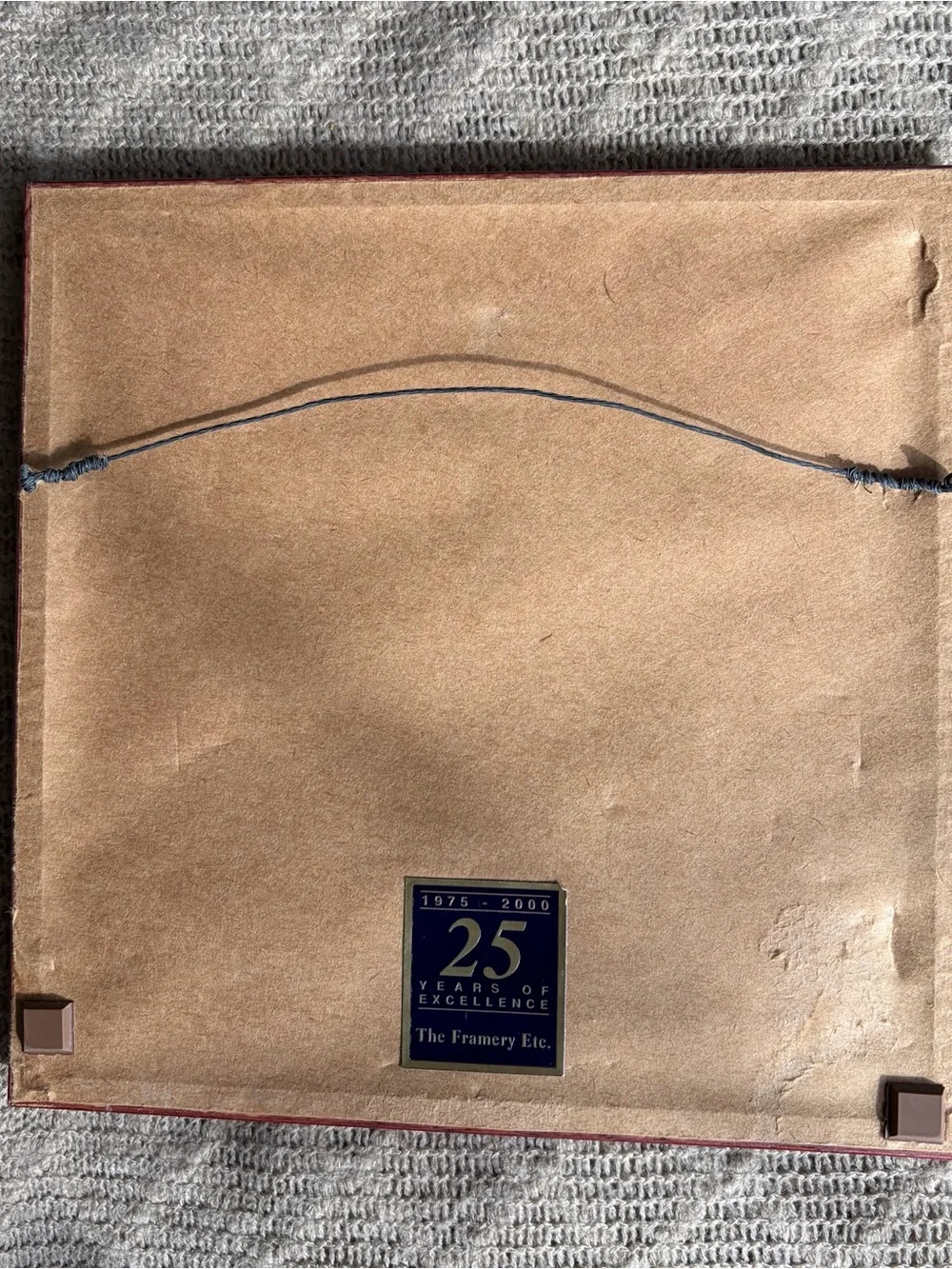 Vintage Framed God Is Love Needlepoint Floral Folk Art Wall Decor 8x8 Handmade
